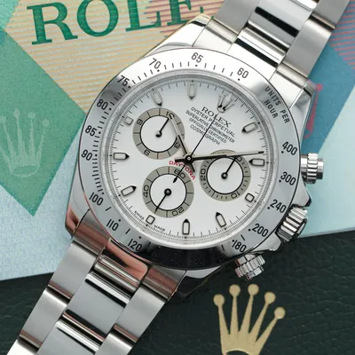 Original Rolex Daytona 40mm 116520 White Index Dial Spare Part |  WatchCharts Marketplace