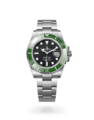 Rolex - Submariner Date - 41 mm - Oystersteel - Rainbow Bezel