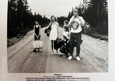 Пресс-фото - «Разыскивается» - Рольф Лассгард - Мари Ричардсон - Семья - Швеция 1991 | Изобразительное искусство Дальстрёмса