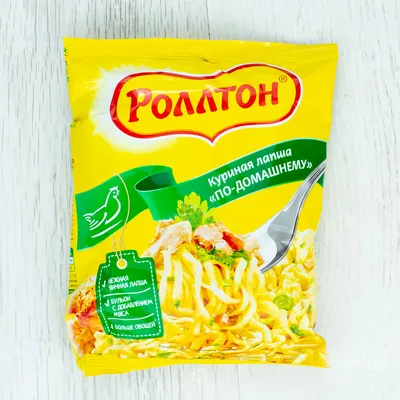 Лапша быстрого приготовления Роллтон со вкусом курицы - рейтинг 3,69 по  отзывам экспертов ☑ Экспертиза состава и производителя | Роскачество