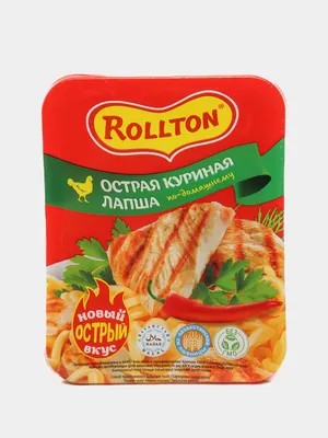 Лапша Роллтон Горячая порция с курицей 70г | Parhato.ru