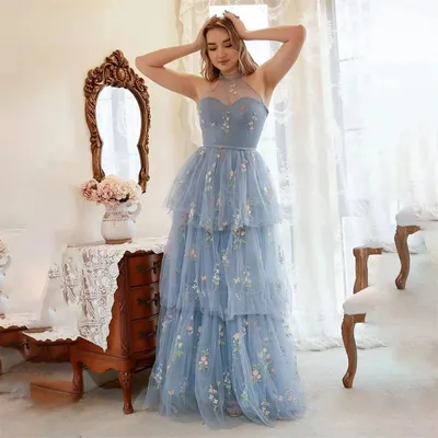 Женское вечернее платье Легкое роскошное платье – купить по низким ценам в  интернет-магазине Joom