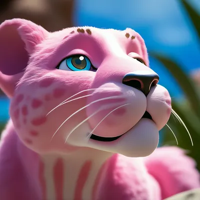 Розовая пантера (почти из детства) …» — создано в Шедевруме