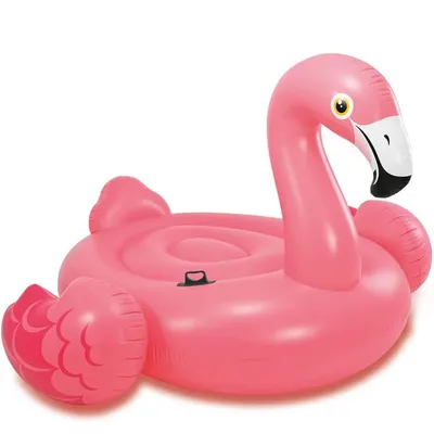 Пляжный надувной круг Розовый Фламинго Pink Flamingo для плавания купить со  скидкой в Москве