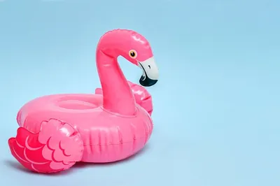 Купить Надувной круг Розовый фламинго 120 см