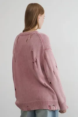 Village Boutique | hot pink fuzzy sweater - Village Boutique