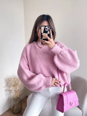 Hot Pink Sweater - Eyelash Knit Sweater - Pullover Sweater - Lulus