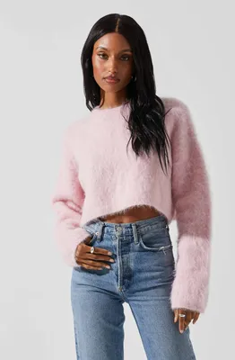 Precious Oatmeal and Pink Heart Sweater - Cute Women's Sweaters – Shop the  Mint