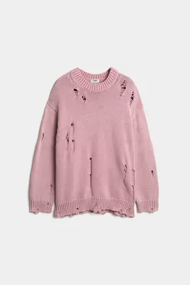 Mens Cashmere Crewneck Sweater - Pink Pine Cashmere