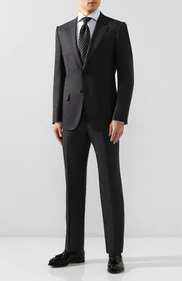 Мужской серый костюм из смеси шерсти и шелка ZEGNA COUTURE купить в  интернет-магазине ЦУМ, арт. 744N06/21L2N5