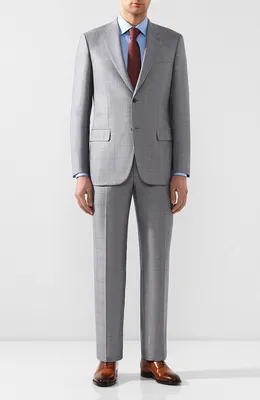 Костюм (пиджак,брюки,рубашка) мужской серого цвета летний из тонко: 200 000  сум - Мужская одежда Чирчик на Olx