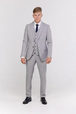 Мужской облегающий деловой костюм ANNIEBRITNEY, серый костюм из 2  предметов, свадебный смокинг для жениха, костюм для выпускного, свадьбы,  бизнеса, мужской костюм | AliExpress