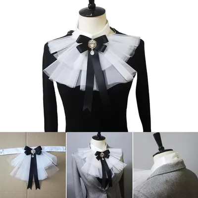 Классическая белая блузка с жабо и брошью - 3322 - цена, фото, описания,  отзывы покупателей | Krasota-ua.com
