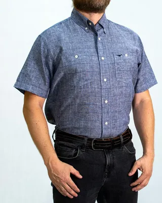 Мужская рубашка с двойным рукавом