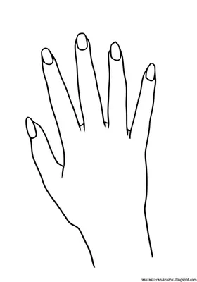 Рука нарисованная для детей - 47 фото