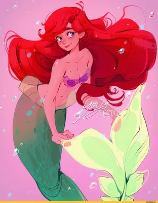 Ariel (Дисней) :: Русалочка (The Little Mermaid) :: YoYo Sketch :: Дисней  (Disney) :: artist :: Мультфильмы / смешные картинки и другие приколы:  комиксы, гиф анимация, видео, лучший интеллектуальный юмор.
