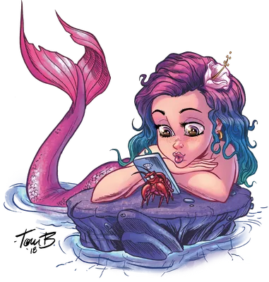 Mermay 2019: Май - месяц, когда все художники рисуют русалок - YouLoveIt.ru