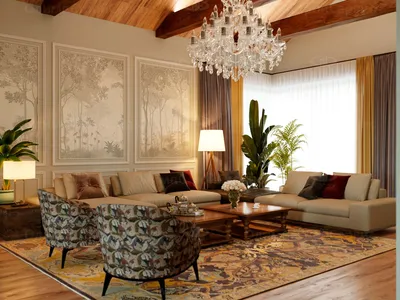КП Руза Фэмили парк: Дизайн интерьера дома в стиле «Американская классика»  | Заказать
