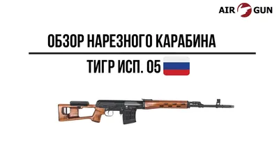 Тигр 7,62x54R исп. 01; 620 мм; По типу СВД; пламегаситель длинный