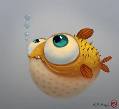 Прикольные рисунки рыб (22 фото) » Рисунки для срисовки и не только