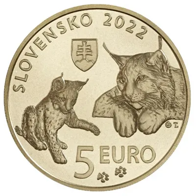 Рысь обыкновенная на 5 евро
