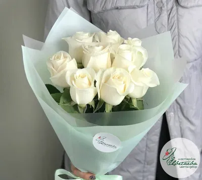 Букет из 49 белой розы эквадор 70 см - Арт. 966