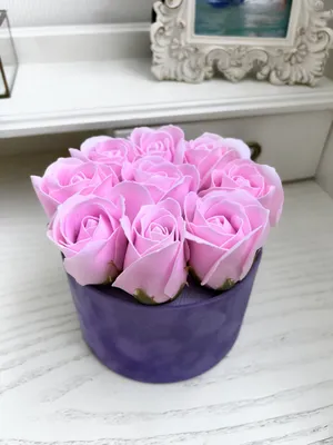 Подарок на 8 марта, букет из мыльных роз, цветы из мыла, подарки на 8 марта  маме, женщине подруге, любимой жене, девушке сестре, бабушке - купить с  доставкой по выгодным ценам в интернет-магазине OZON (223306524)