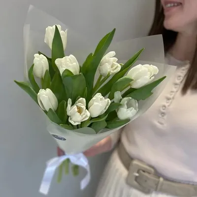 Купить Букет тюльпанов \"8 Марта\" в Москве недорого с доставкой