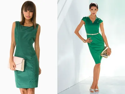 С чем носить зеленое платье-миди – 8 фото | Лукастик