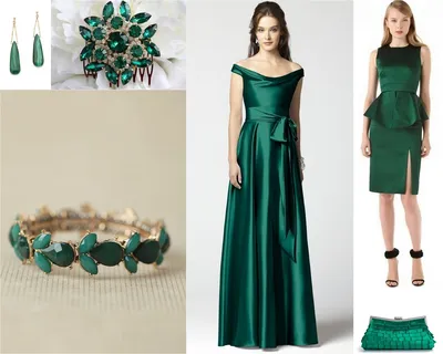 С чем носить зеленое платье | Flamise.com | Дзен