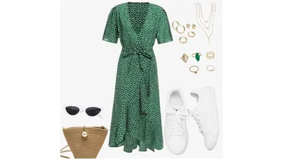Зеленое платье — как и с чем его носить? | Стиль | WB Guru