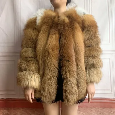 Semifur Жилетка женская утепленная зимняя из натурального меха лисы