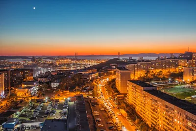 Владивосток с высоты 15-го этажа: наблюдаем закат на крыше будущего дома  «Шилкинский» - PrimaMedia