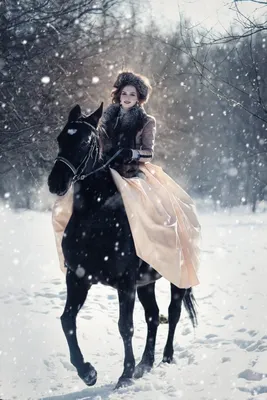 фотосессия с лошадью. Зимняя фотосессия. Winter Photosession. | Horse  photos, Horse girl, Winter horse