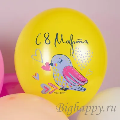 Украшение шарами на 8 марта с надписями купить в Москве за 19 700 руб.