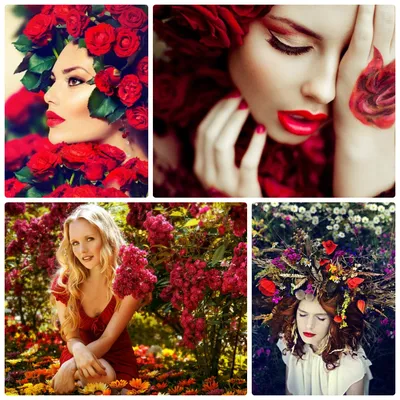 Яркие фотографии девушек с цветами для вдохновения