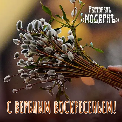 С Вербным Воскресением! — Ресторан \