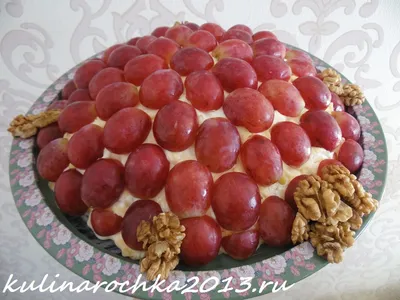 Салат Черепашка с яблоком и грецкими орехами рецепт с фото пошагово -  1000.menu