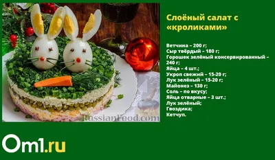 Вкусные салаты на праздничный стол в Новый год 2023