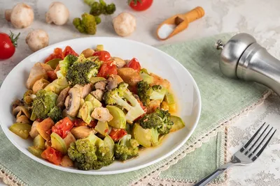 Салат с курицей и овощами.😋 - рецепт автора _mir_zakusok_