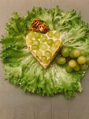 Салат с курицей и виноградом - рецепт автора Марина Фролова🌹💐🥀🤗🔥