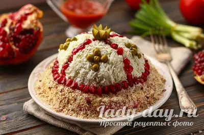 Салат \"Шапка Мономаха\" - пошаговый рецепт с фото на Повар.ру