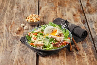 Классический салат Цезарь с курицей - Recipe Unilever Food Solutions