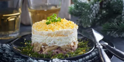 Салат Марго с курицей и грибами, пошаговый рецепт с фото