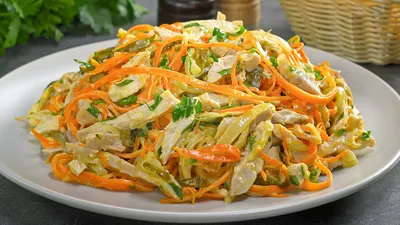 Салат из курицы с огурцом и кукурузой - пошаговый рецепт с фото на Повар.ру