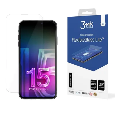 Apple iPhone 15 Plus - 3mk FlexibleGlass Lite™ screen protector цена |  hansapost.ee