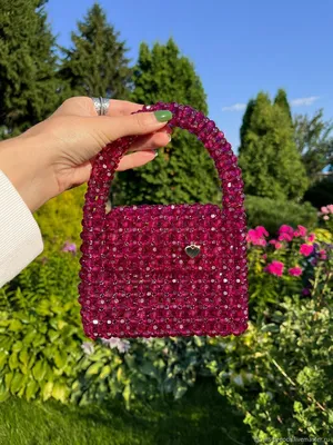 Beaded bag - pearl bag FULL COURSE bag of beads - YouTube