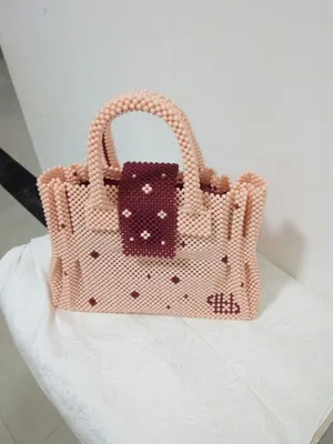 Hand made beaded bag with zip and lock. All occasions. @atb | Ручные сумки, Самодельные  сумки, Сумочка