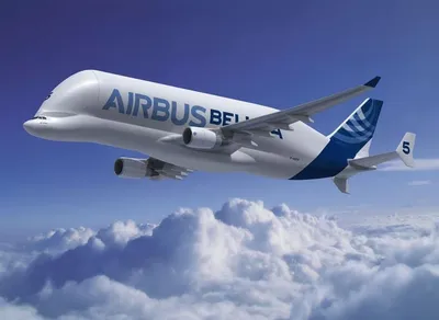 Модель самолета Airbus Beluga XL #2 1:400 LH4147