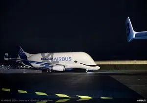 Грузовой самолёт Airbus Beluga сделал остановку в аэропорту Толмачево | РИА  Новости Медиабанк